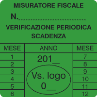 etichetta verificazione periodica verde - esito positivo